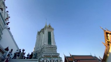 BANGKOK - 14 Aralık 2019 Wat Arun ünlü bir turizm merkezidir..