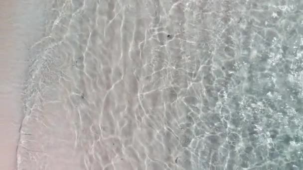 Luftaufnahmen Der Schönen Küste Sonnigen Tag — Stockvideo