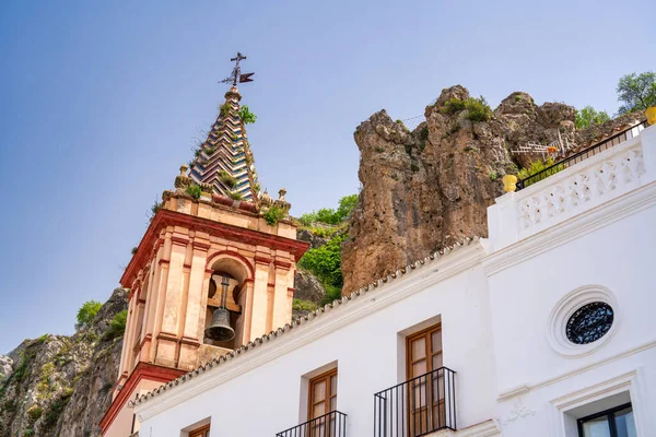 Kirche Von Zahara Sierra Andalusien Spanien — Stockfoto