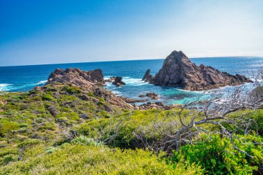 Güney Batı Avustralya 'daki Sugarloaf Kayası.