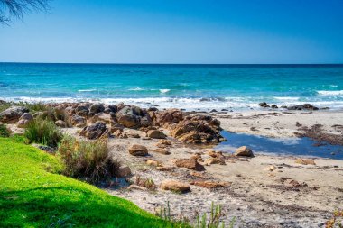 Batı Avustralya, Dunsborough 'daki Castle Rock Plajı.