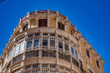 Malaga, İspanya 'nın eski binaları.