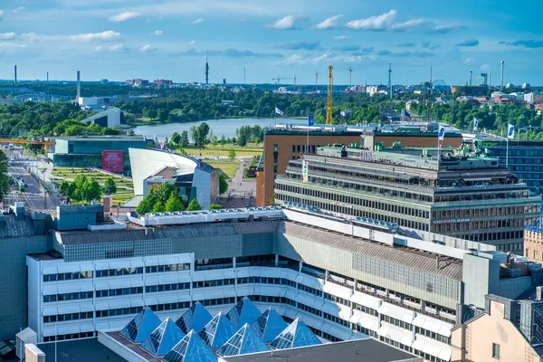 Helsingfors Juli 2017 Helsingfors Landmärken Solig Sommardag — Stockfoto