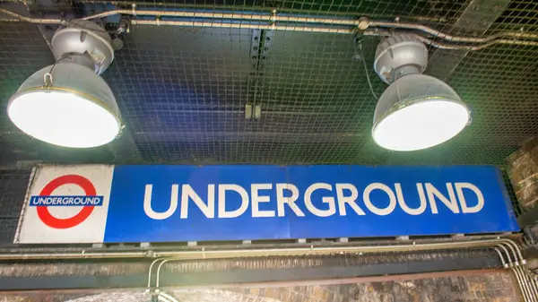 London September 2012 London Underground City Attraction — Stock Photo, Image