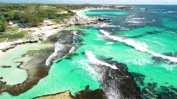Aerial View Basin Rottnest Island Australia — Stock Video