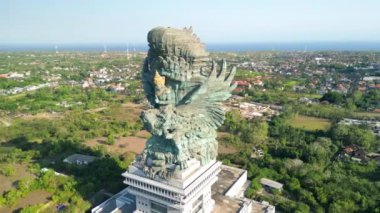 Endonezya, Bali 'deki Patung Garuda Wisnu Kencana' nın inanılmaz hava manzarası