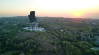 Endonezya, Bali 'deki Patung Garuda Wisnu Kencana' nın inanılmaz hava manzarası