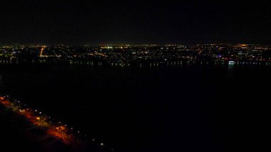 Perth 'in gece gökyüzü manzarası, Batı Avustralya