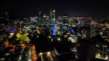 Perth 'in gece gökyüzü manzarası, Batı Avustralya