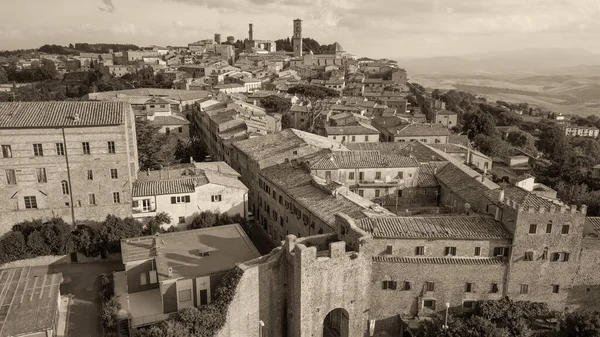 Talya Nın Toskana Kentindeki Bir Ortaçağ Şehri Olan Volterra Nın — Stok fotoğraf