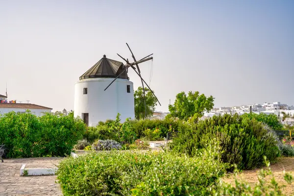 White Windmills Vejer Frontera Andalusia Spain — Stock Photo, Image