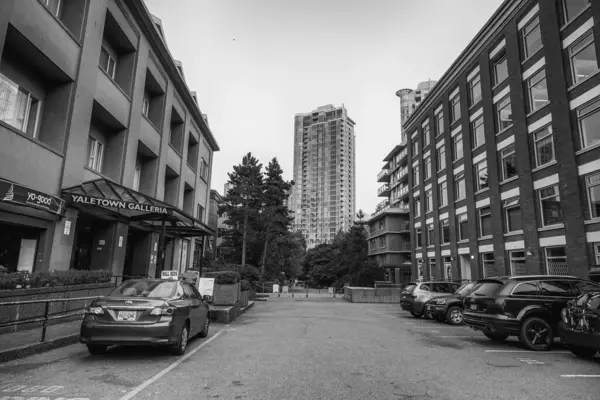 Βανκούβερ Καναδάς Αυγούστου 2017 Δρόμοι Και Κτίρια Του Βανκούβερ Στο — Φωτογραφία Αρχείου