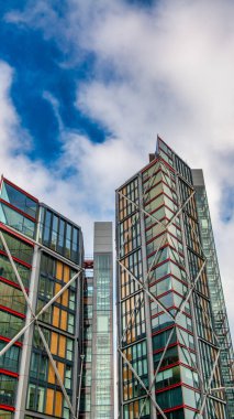 Londra Modern Binaları ve Skyline.