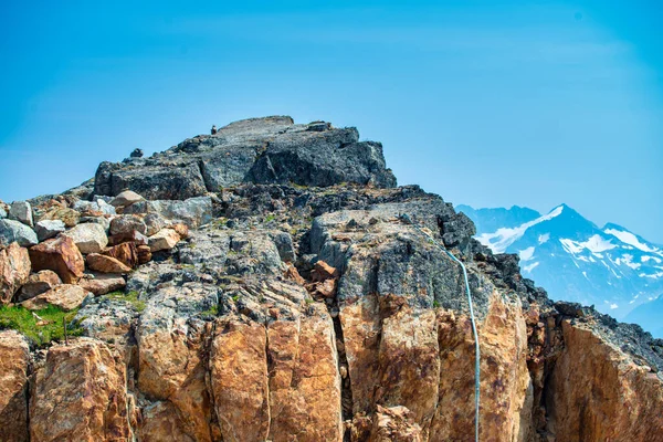 Whistler mountain landscape in summer season, Canada.