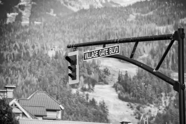 Road Sign Whistler Canada — Stock Photo, Image