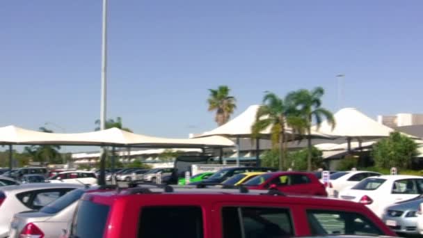 Coolangatta Australie Août 2009 Parking Aéroport Par Une Journée Ensoleillée — Video