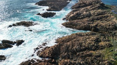 Kanal Kayalıkları 'nın sahil şeridi, Yellingup, Margaret Nehri Bölgesi.