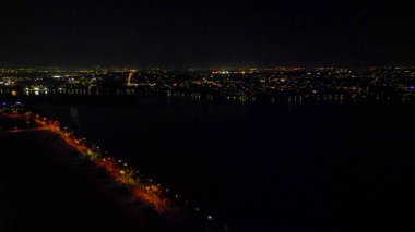 Perth 'in gece gökyüzü manzarası, Batı Avustralya