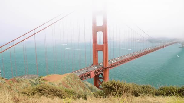 Вид Сан Франциско Золоті Ворота — стокове відео