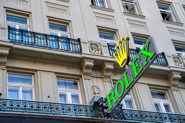 Vienna Austria Agosto 2022 Rolex Shop Una Delle Principali Strade — Foto Stock