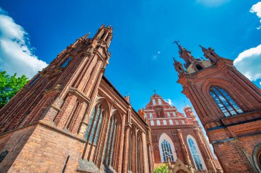 Vilnius 'taki Adam Mickiewicz Anıtı - Litvanya.