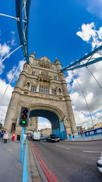 London September 2012 Tower Bridge Famous Tourist Attraction — Stock Photo, Image