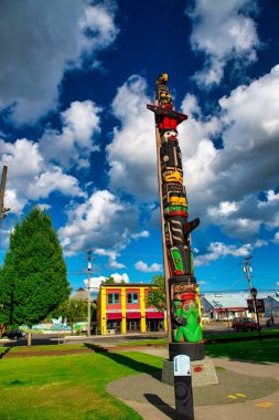 Duncan şehri Vancouver Adası, Kanada.
