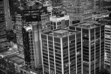 Vancouver 'ın gece gökyüzü, İngiliz Kolombiyası, Kanada.