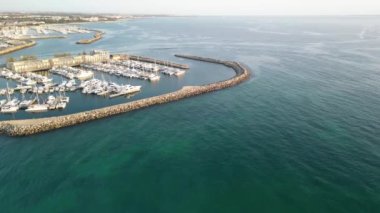 Fremantle ufuk çizgisi hava manzarası, Batı Avustralya.