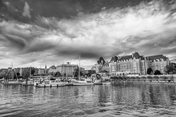 Île Vancouver Canada Août 2017 Bâtiments Victoria Par Une Journée — Photo