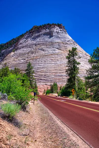 Red Road Canyon Zion National Park Stock Photo