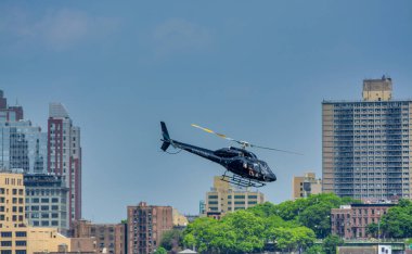 New York - Haziran 2013: New York 'ta Helikopter Turu.