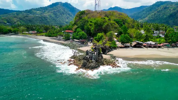 Veduta Aerea Del Tempio Batu Bolong Lombok Indonesia — Foto Stock