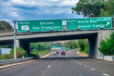 San Francisco 'ya giden ana yol.