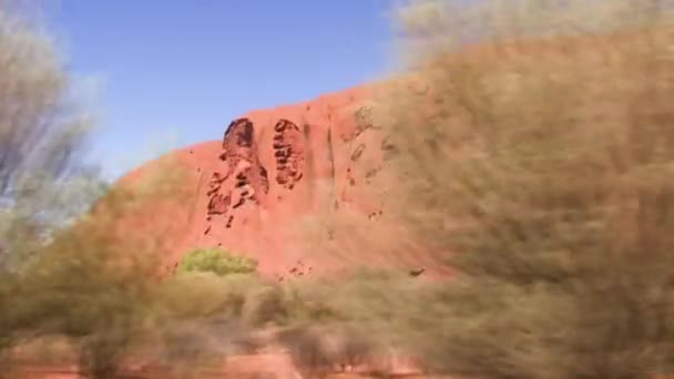 Австралійські Гори Сонячний День Північна Територія Австралія — стокове відео