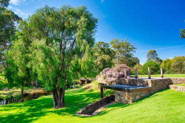 Batı Avustralya 'da güzel bir şarap mahzeni, Margaret River bölgesi..
