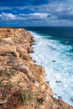 Avustralya 'daki Kalbarri Ulusal Parkı' nın güzel kıyı şeridi.