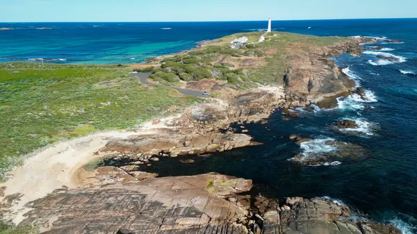 Cape Leeuwin Det Sørvestligste Fastlandet Australia – stockfoto