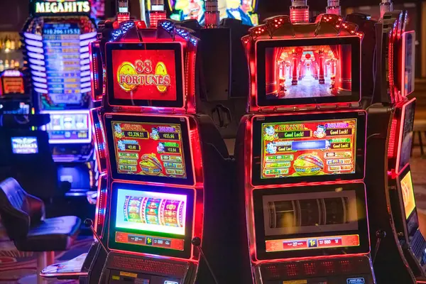 Las Vegas Juni 2018 Solot Machines Een Stad Casino — Stockfoto