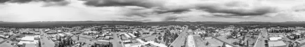 Западный Йеллоустон Монтана Вид Воздуха Городские Здания — стоковое фото