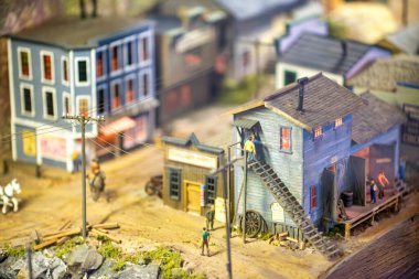 Vancouver Adası, Kanada - 15 Ağustos 2017: Victoria 'da Minyatür Dünyalar.