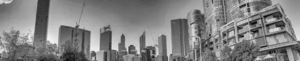 stock image Perth, WA. Panoramic view of Elizabeth Quay skyline.