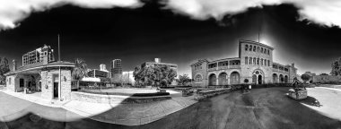 Panoramic view of Perth Mint Building under a beautiful sun, Western Australia. clipart
