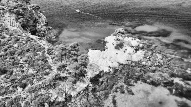 Cape Amarandos Sahili - Yunanistan Havacılık Manzarası.