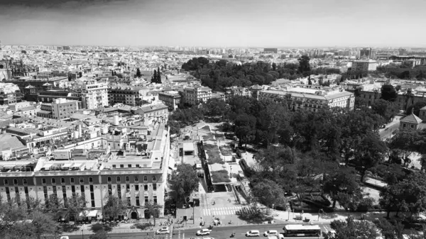 Endülüs, Sevilla 'nın havadan görünüşü. Güney İspanya.