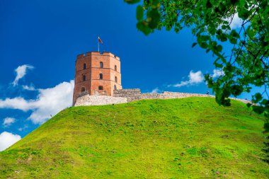 Vilnius kalesi ve tepeleri, Litvanya.