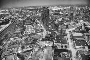 Vancouver 'ın gece gökyüzü, İngiliz Kolombiyası, Kanada.