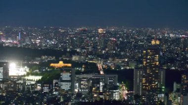 Tokyo 'nun gece gökyüzü manzarası, Japonya