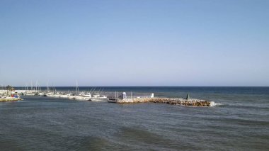 Marbella, Endülüs 'ün havadan görünüşü. Güney İspanya.