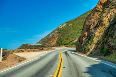 Kaliforniya, Big Sur 'un güzel kıyı şeridi.